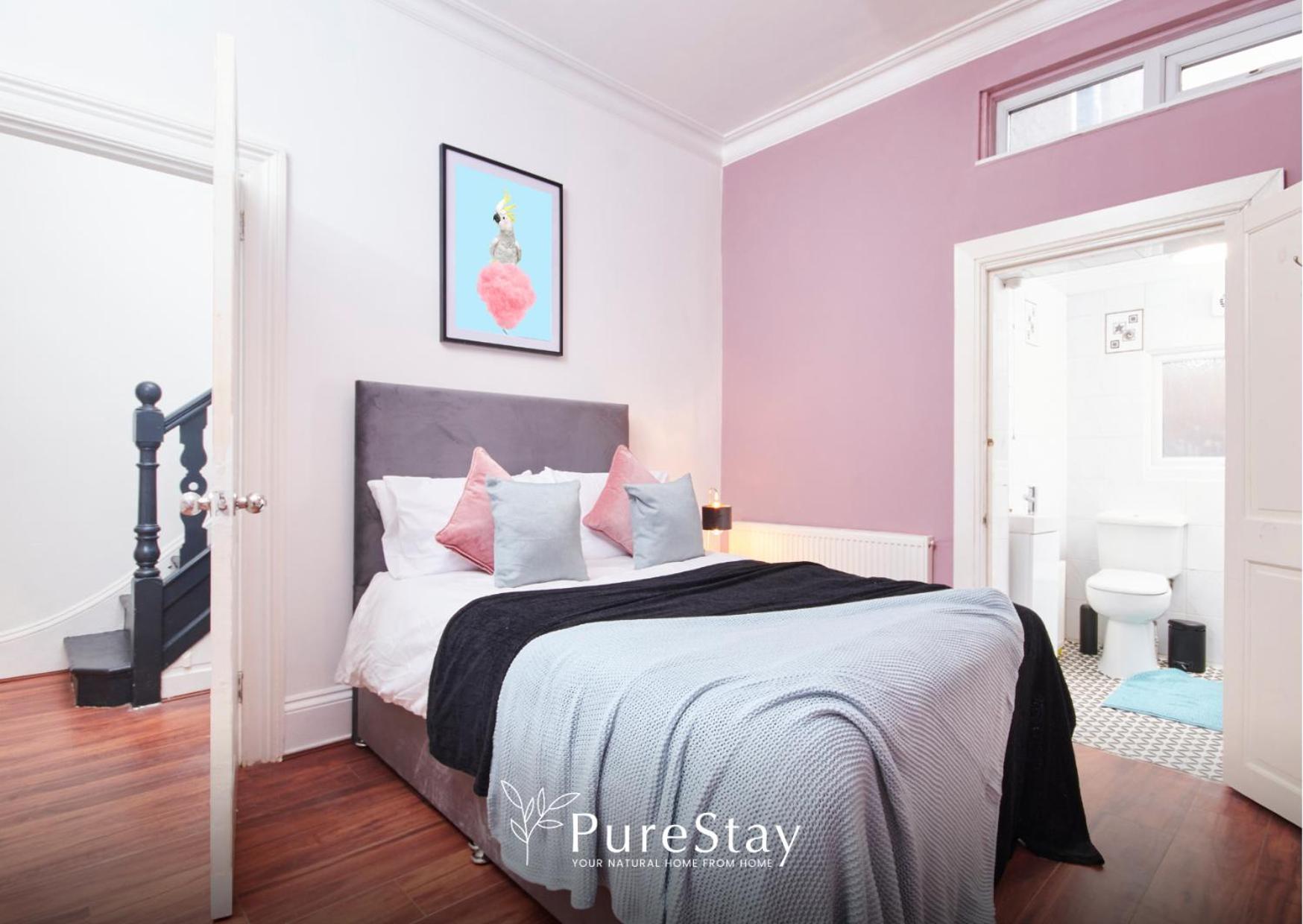 5 Bed House In Leamington Spa Perfect For Contractors With 7 Beds By Purestay - 14 Night Min! Exteriör bild