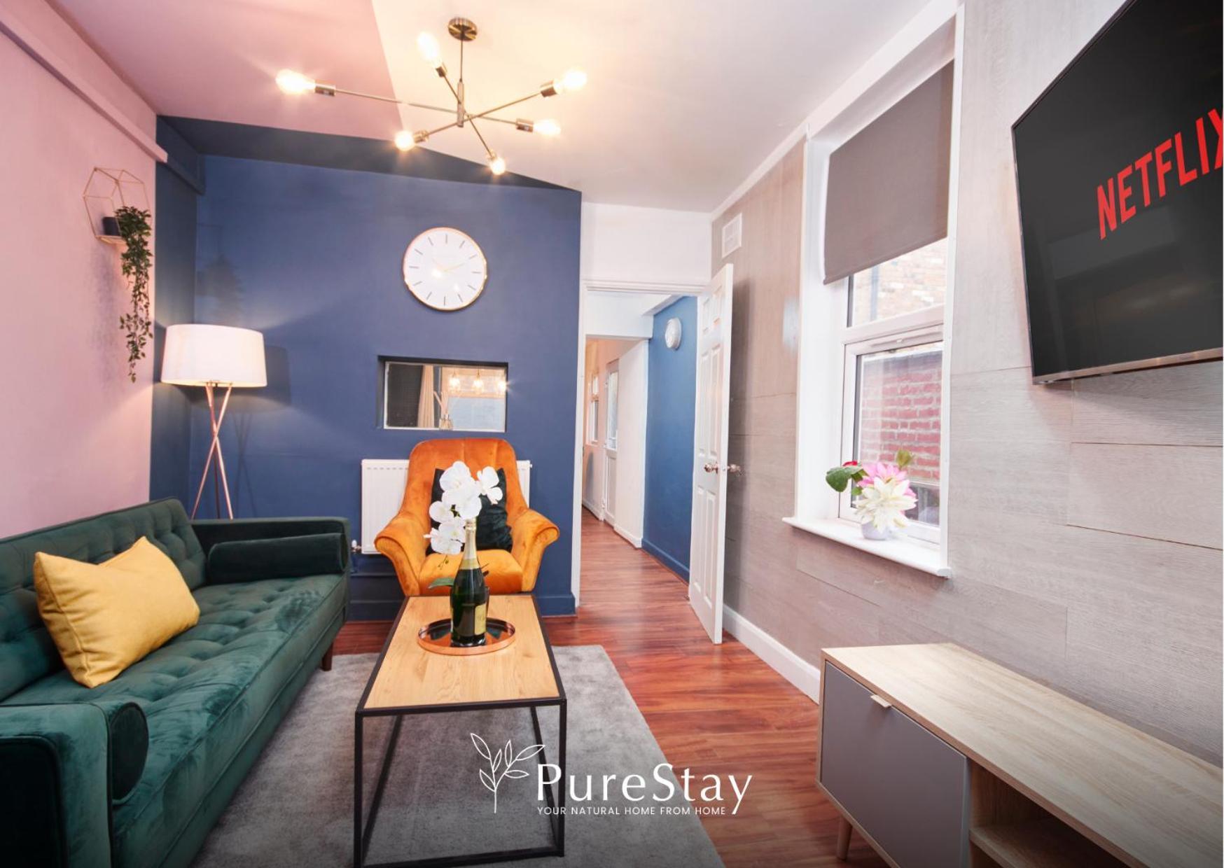 5 Bed House In Leamington Spa Perfect For Contractors With 7 Beds By Purestay - 14 Night Min! Exteriör bild