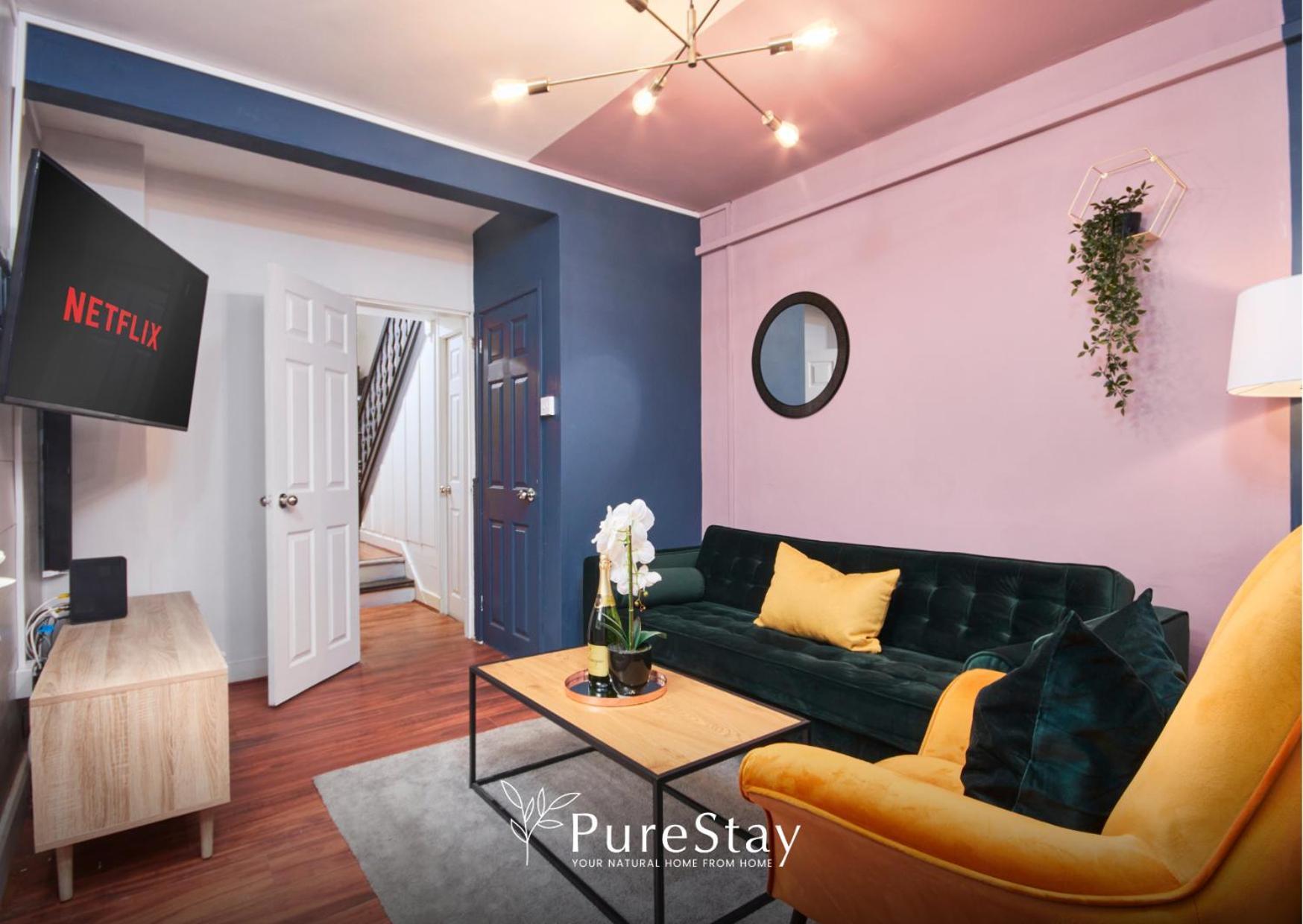 5 Bed House In Leamington Spa Perfect For Contractors With 7 Beds By Purestay - 14 Night Min! Exteriör bild